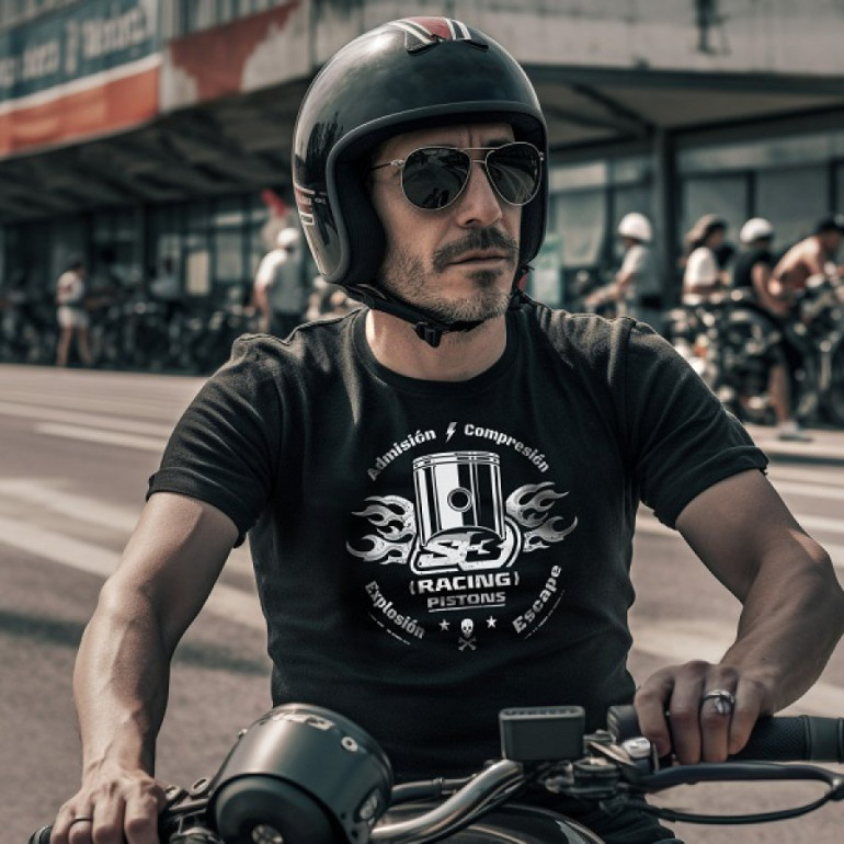 Póló S3 PISTON ROLL-UP