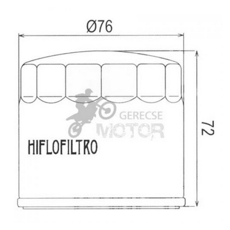Olajszűrő HIFLOFILTRO HF153