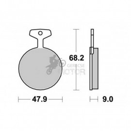 Fékbetét AP Racing LMP104 ST
