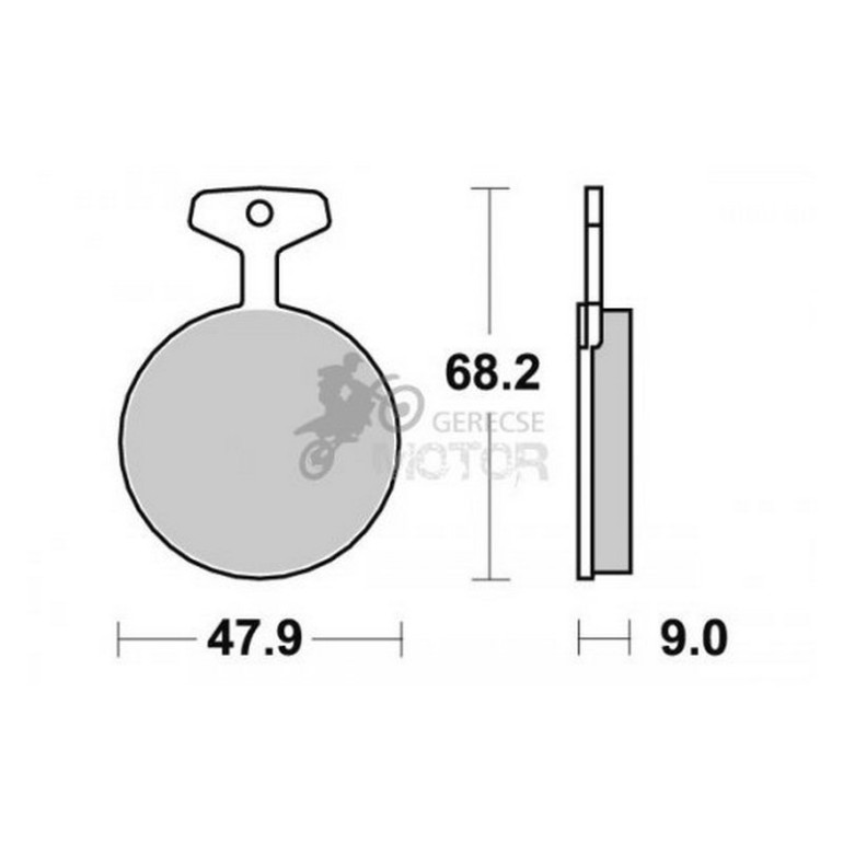 Fékbetét AP Racing LMP104 ST