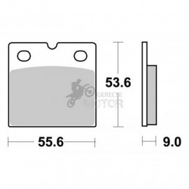 Fékbetét AP Racing LMP106 ST