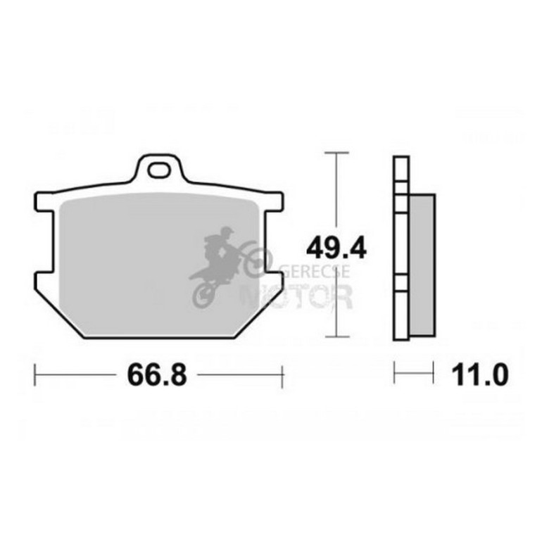 Fékbetét AP Racing LMP107 ST
