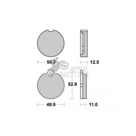 Fékbetét AP Racing LMP111 ST