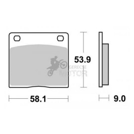 Fékbetét AP Racing LMP112 ST