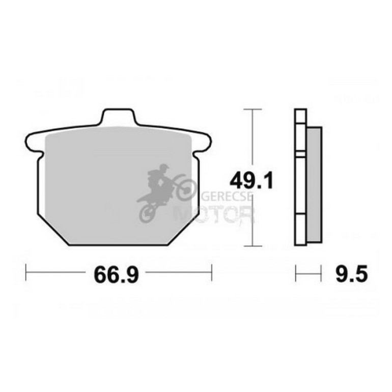 Fékbetét AP Racing LMP117 ST