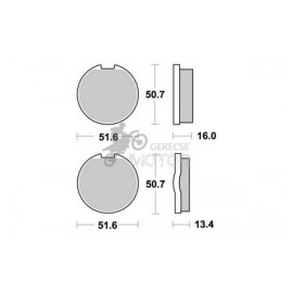 Fékbetét AP Racing LMP118 ST