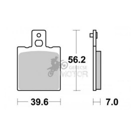 Fékbetét AP Racing LMP119 SR