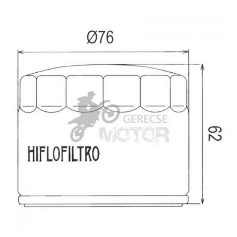 Olajszűrő HIFLOFILTRO HF160