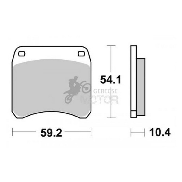 Fékbetét AP Racing LMP123 ST
