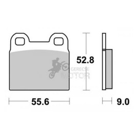 Fékbetét AP Racing LMP127 ST