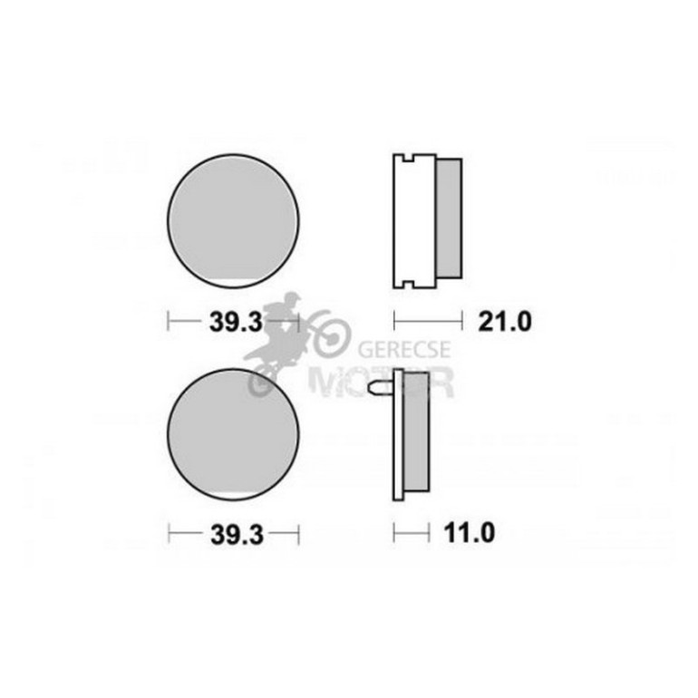 Fékbetét AP Racing LMP129 ST