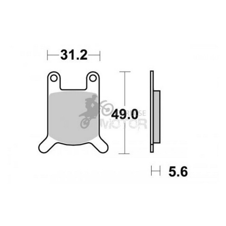 Fékbetét AP Racing LMP132 ST