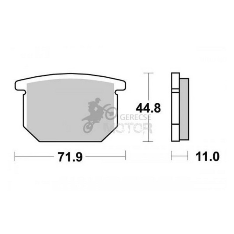 Fékbetét AP Racing LMP134 ST