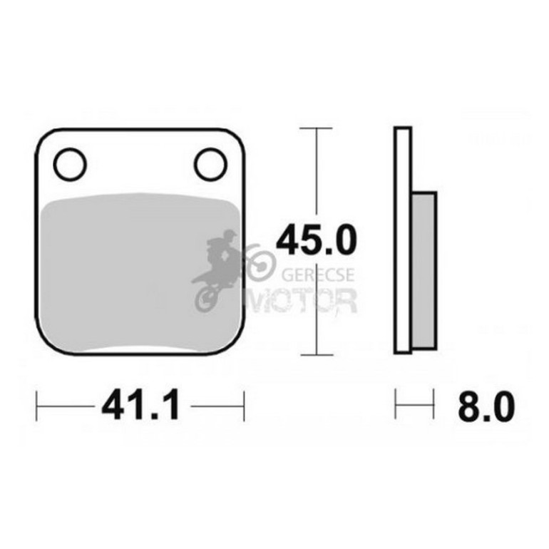 Fékbetét AP Racing LMP136 ST
