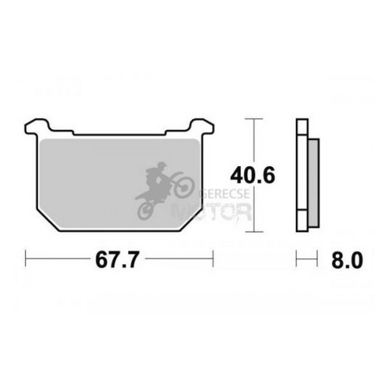 Fékbetét AP Racing LMP139 ST