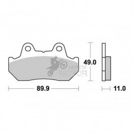 Fékbetét AP Racing LMP142 ST