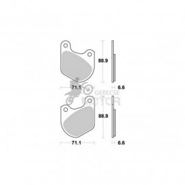 Fékbetét AP Racing LMP143 ST