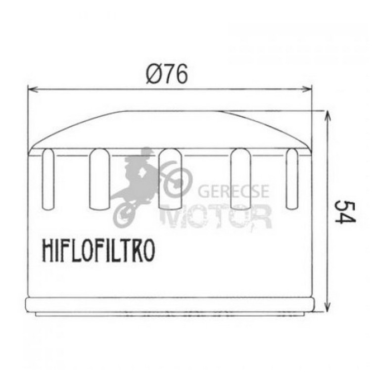 Olajszűrő HIFLOFILTRO HF164