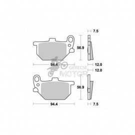 Fékbetét AP Racing LMP145 ST