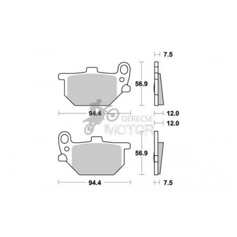 Fékbetét AP Racing LMP145 ST