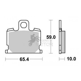 Fékbetét AP Racing LMP147 ST