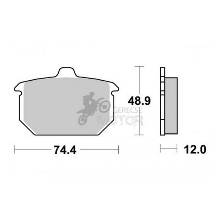 Fékbetét AP Racing LMP149 ST