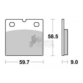 Fékbetét AP Racing LMP154 SF