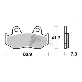 Fékbetét AP Racing LMP158 ST