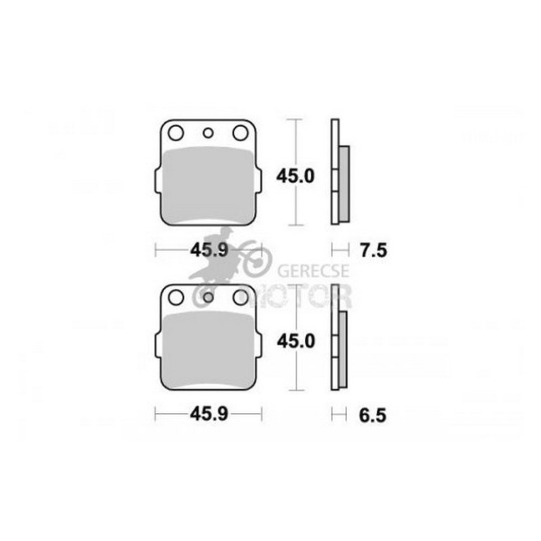 Fékbetét AP Racing LMP162 OR