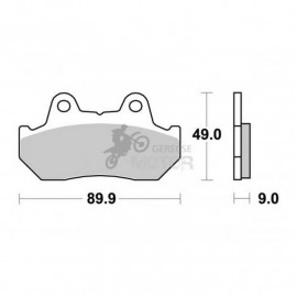 Fékbetét AP Racing LMP172 ST