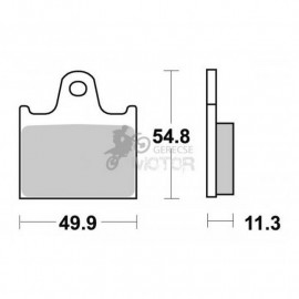 Fékbetét AP Racing LMP173 ST