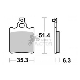 Fékbetét AP Racing LMP174 ST