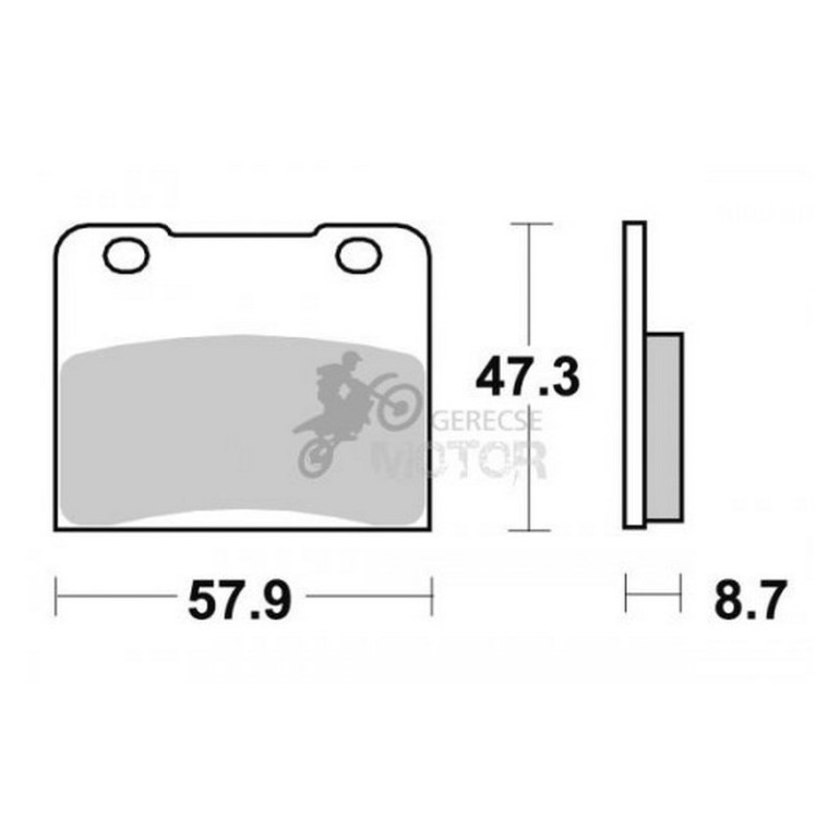 Fékbetét AP Racing LMP178 ST