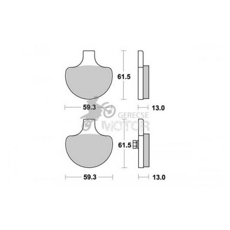 Fékbetét AP Racing LMP179 SF