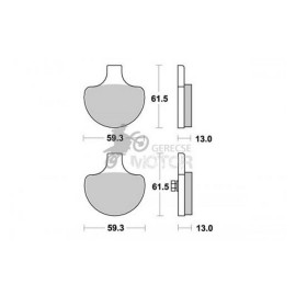 Fékbetét AP Racing LMP179 ST