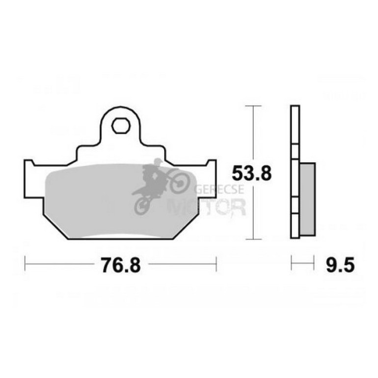 Fékbetét AP Racing LMP182 ST