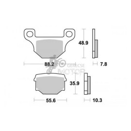 Fékbetét AP Racing LMP185 ST