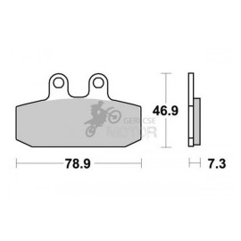 Fékbetét AP Racing LMP188 ST