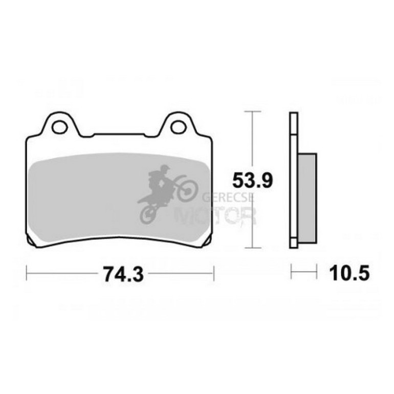 Fékbetét AP Racing LMP190 SR