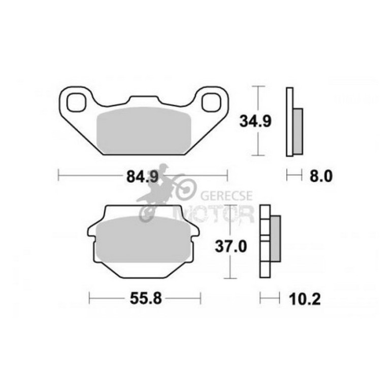 Fékbetét AP Racing LMP191 OR
