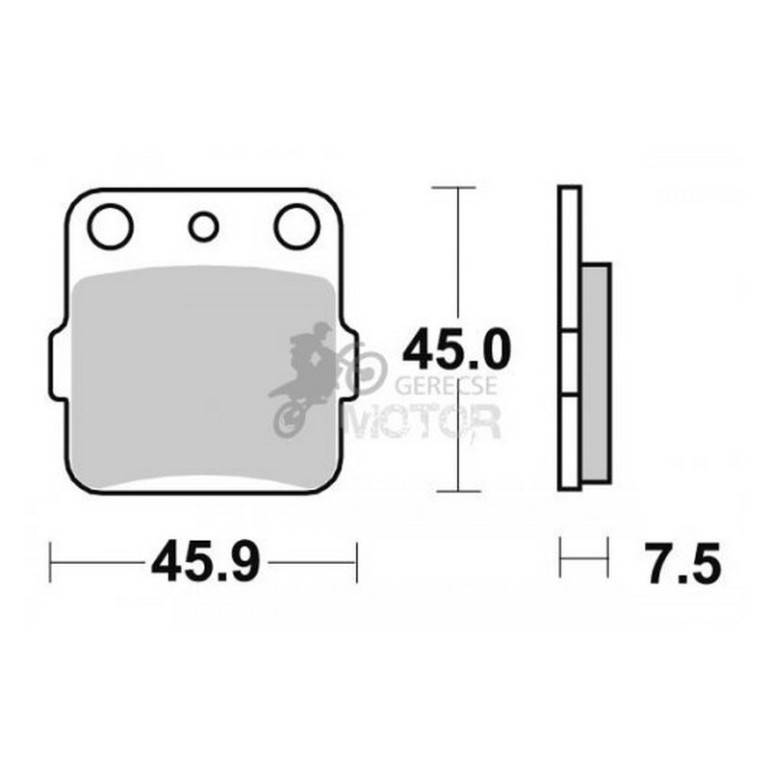 Fékbetét AP Racing LMP192 OR