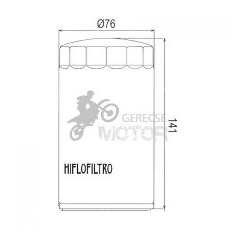 Olajszűrő HIFLOFILTRO HF173C