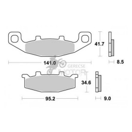 Fékbetét AP Racing LMP197 SR