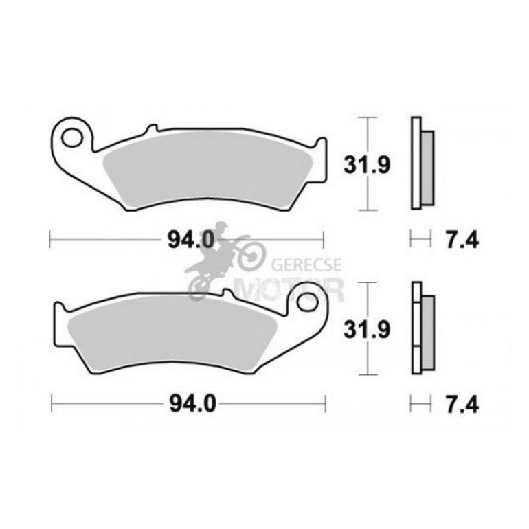 Fékbetét AP Racing LMP203 OR