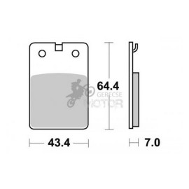 Fékbetét AP Racing LMP205 ST