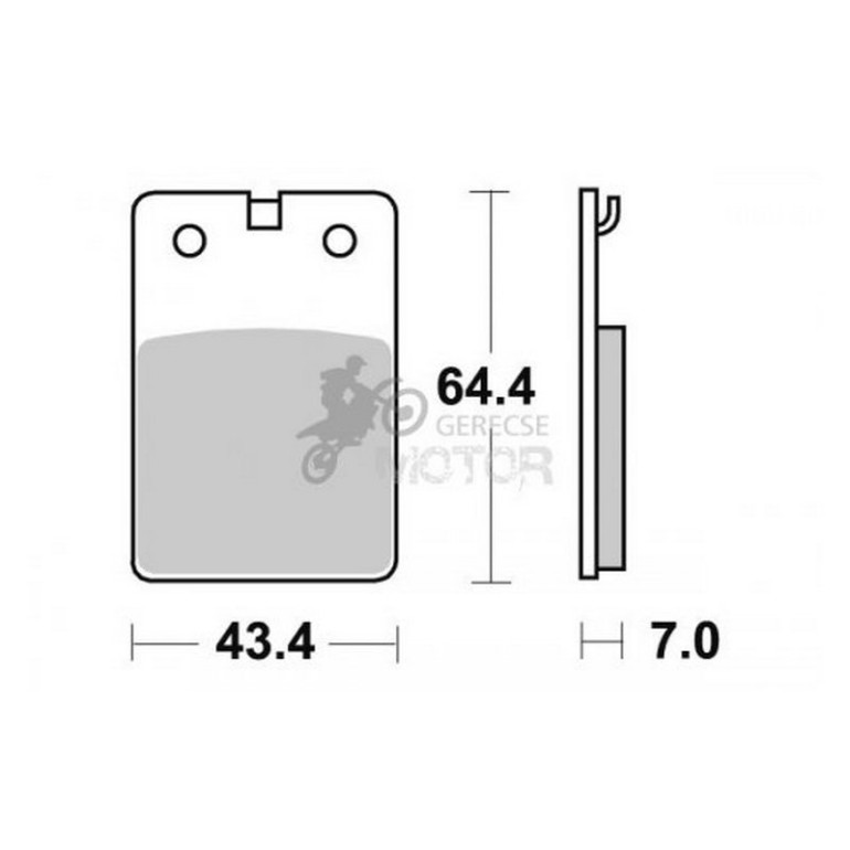 Fékbetét AP Racing LMP205 ST