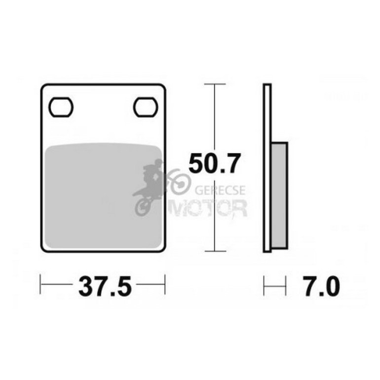 Fékbetét AP Racing LMP206 ST