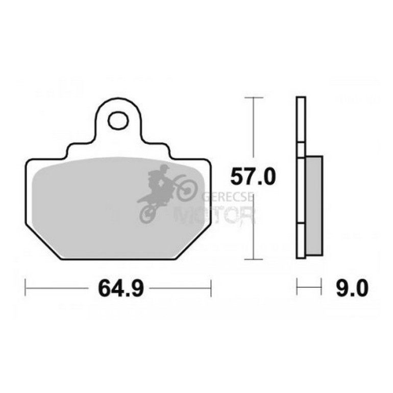 Fékbetét AP Racing LMP210 ST