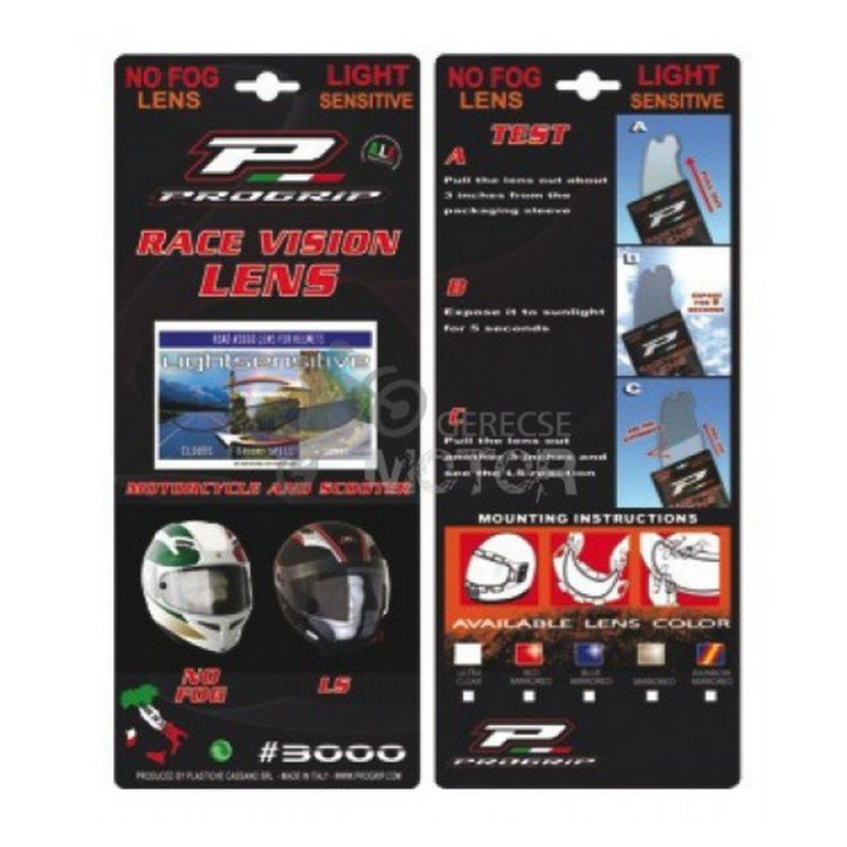 Bukósisak belső lencse Light Sensitive Progrip 3000 LS