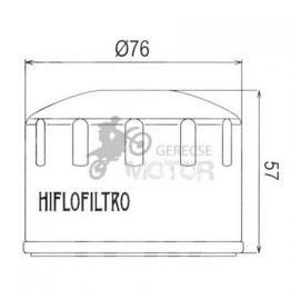 Olajszűrő HIFLOFILTRO HF184